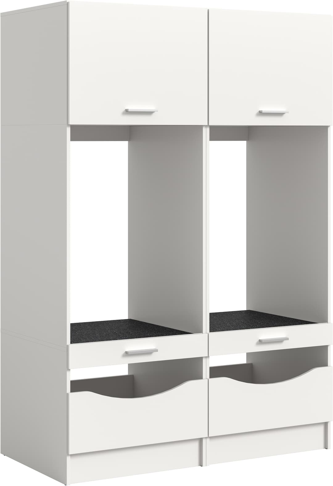 welltime Mehrzweckschrank-Set FALAS | Weiß