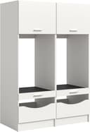 welltime Mehrzweckschrank-Set FALAS | Weiß