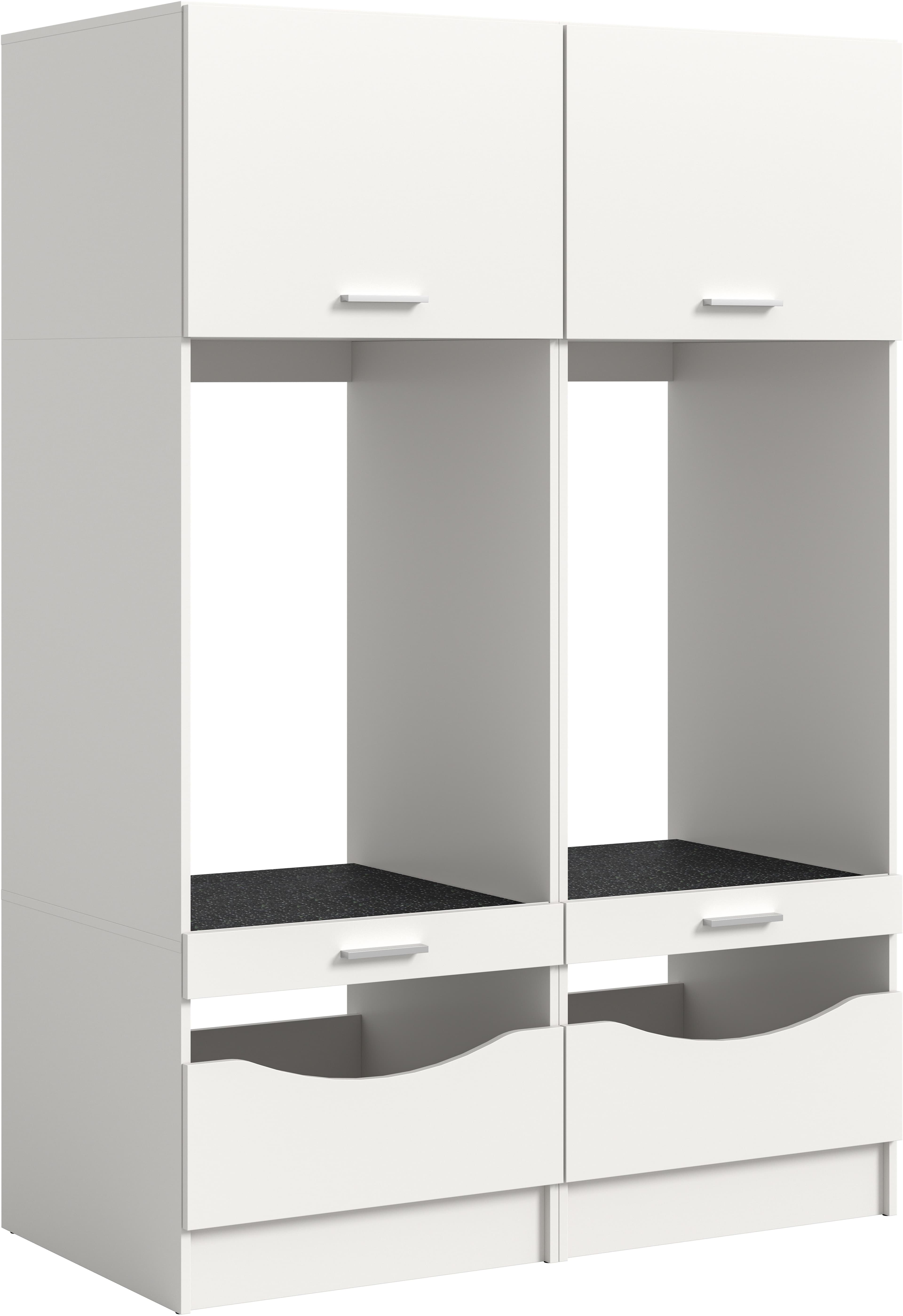 welltime Mehrzweckschrank-Set FALAS | Weiß