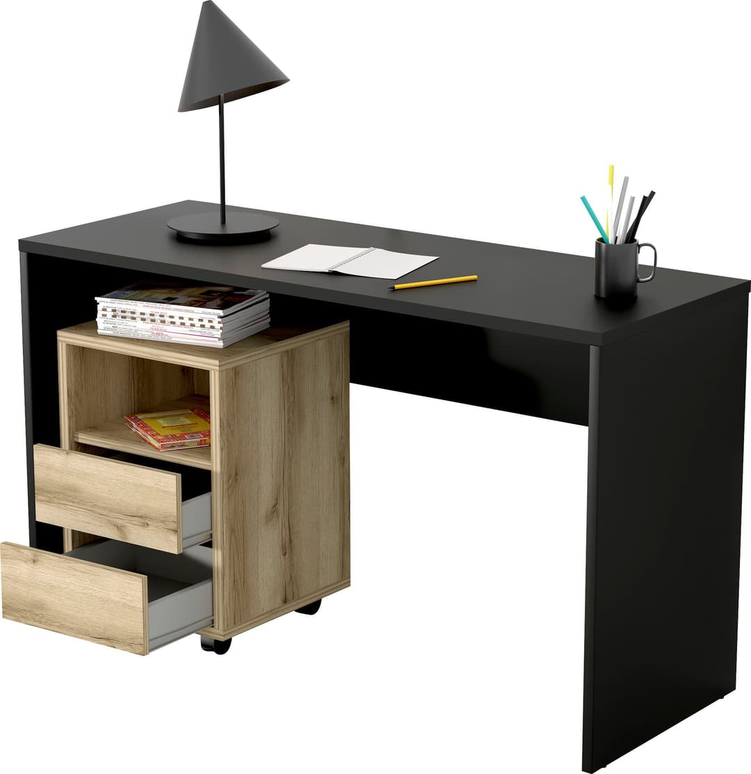 Home affaire Schreibtisch AGAPI | Schwarz