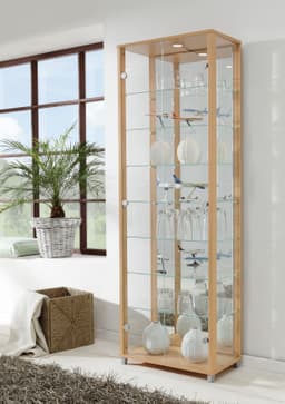 fif möbel Vitrine OPTIMA | Holztöne