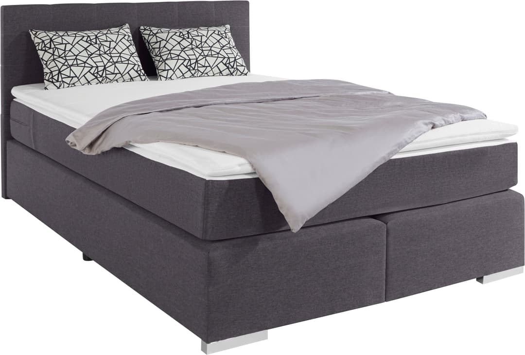 COTTA Boxspringbett Simba | Grau