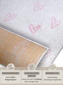 HANSE Home Kinderteppich Adventures Hearts | Mehrfarbig 4