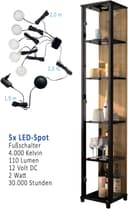 fif möbel Vitrine OPTIMA | Schwarz 4
