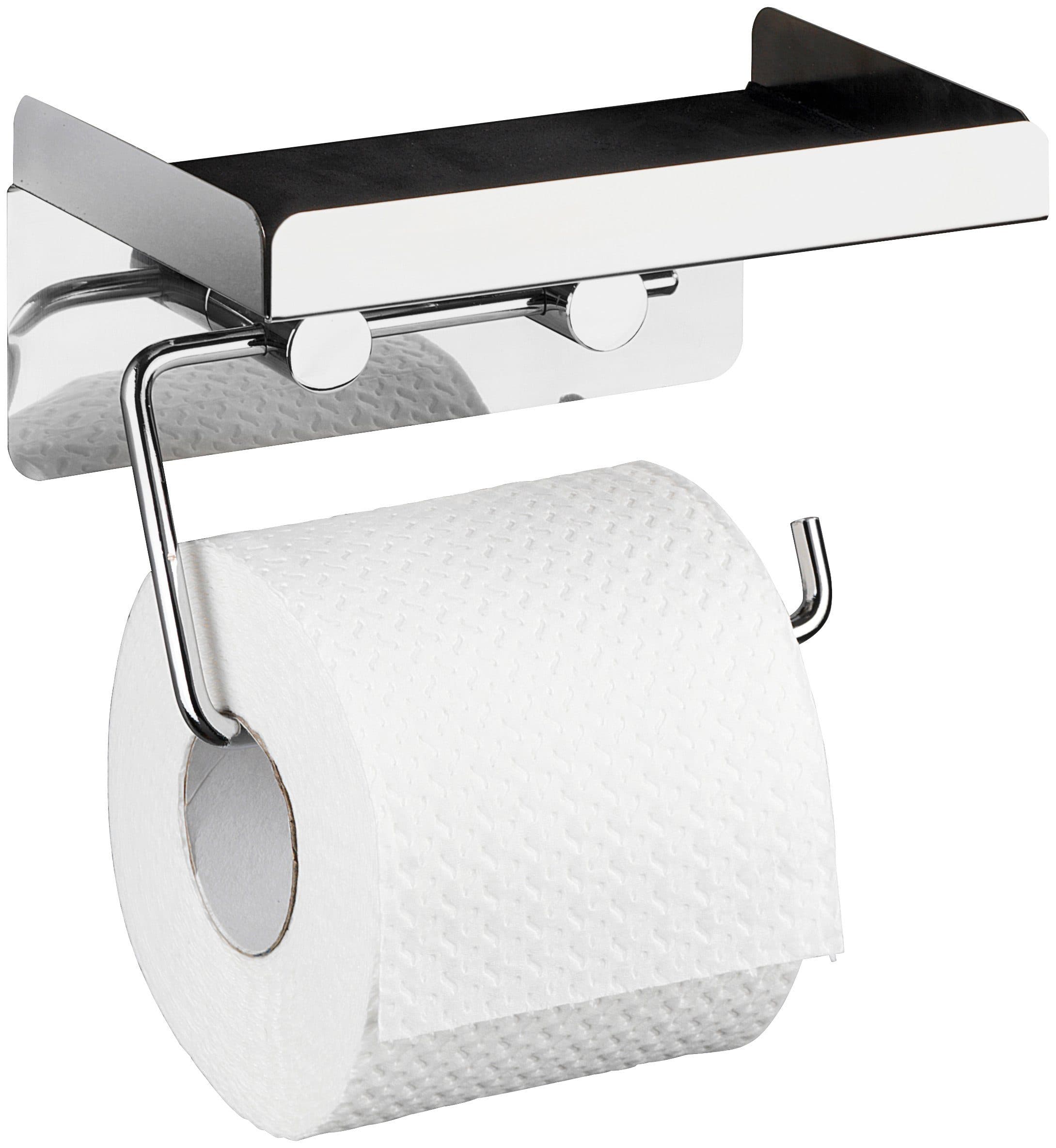 WENKO Toilettenpapierhalter | Silber