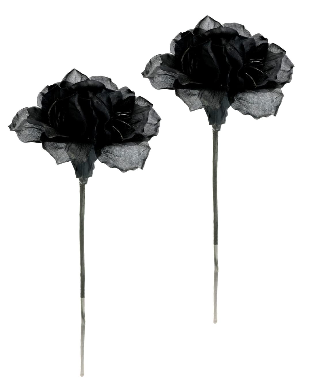 Kunstblume Amaryllis 2er Set | Schwarz