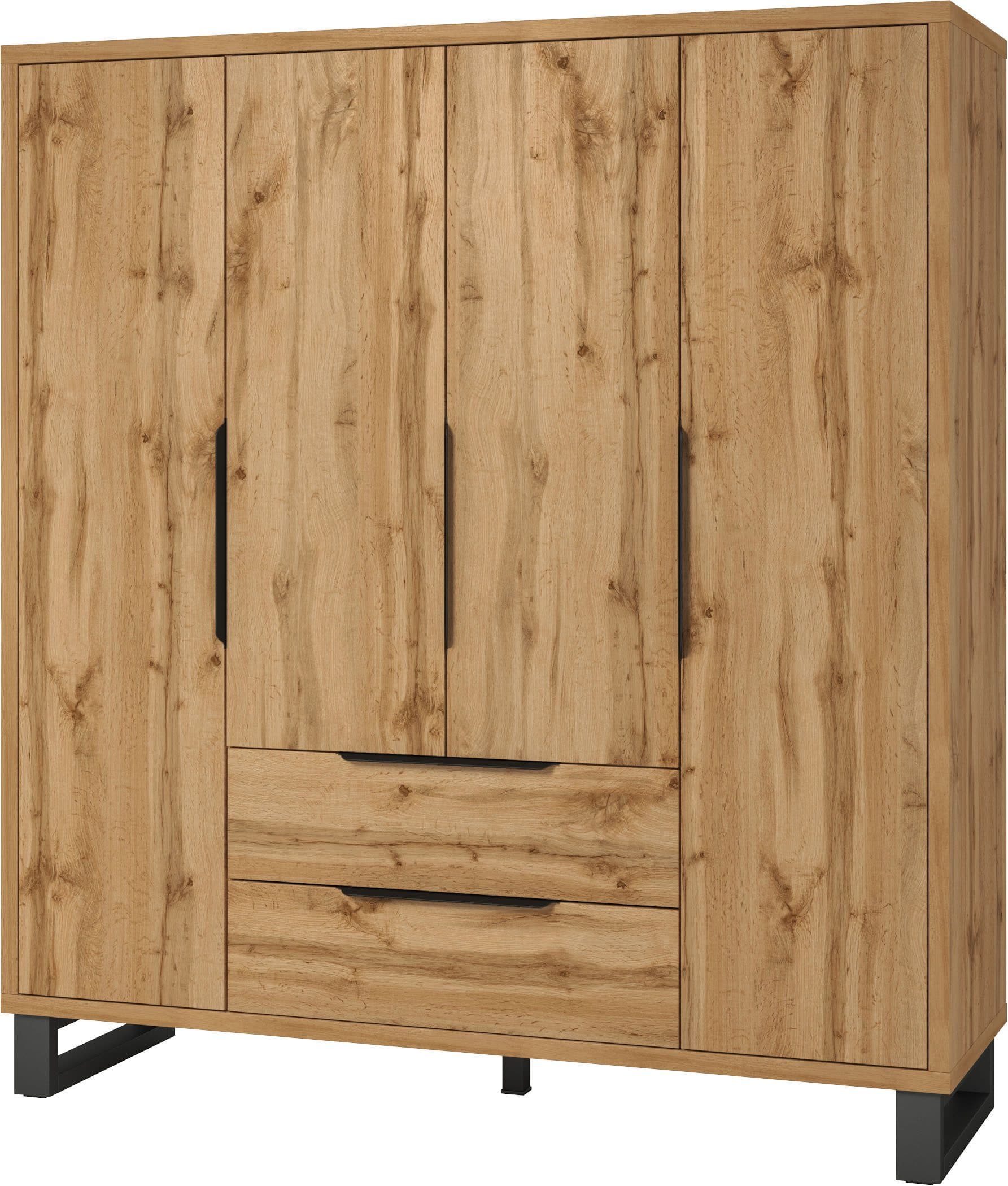 Home affaire Kleiderschrank Bronne | Holztöne