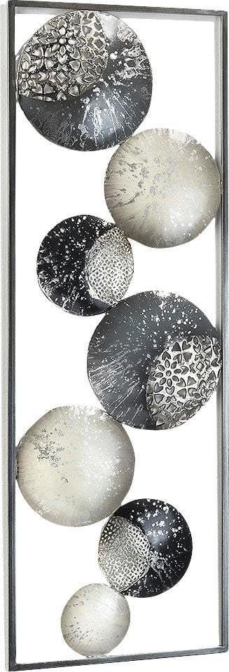 locker Metallbild | Grau