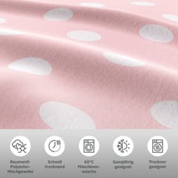 OTTO home Wendebettwäsche Dots | Rosa