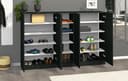 borchardt Möbel Schuhschrank Vaasa | Schwarz 5