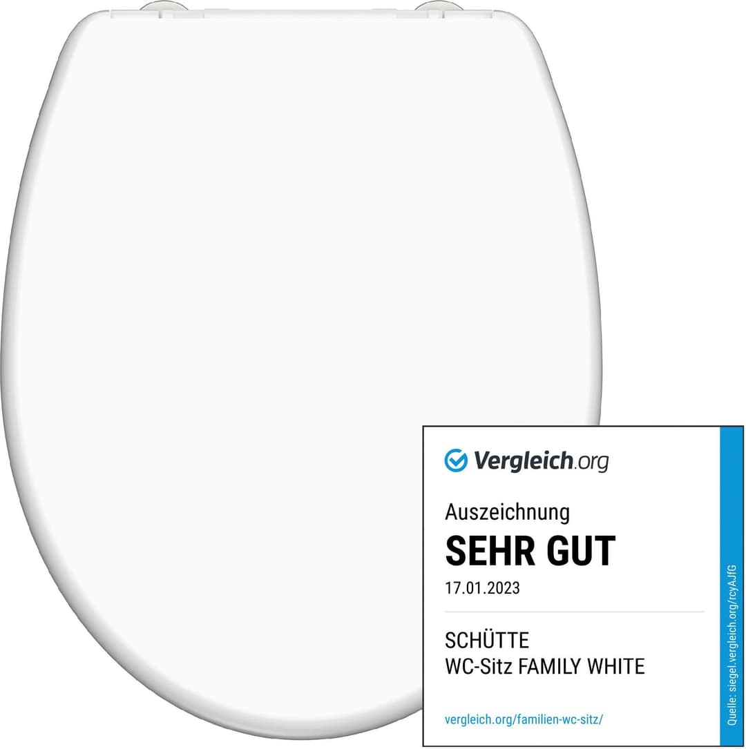 Schütte FAMILY WHITE WC-Sitz | Weiß