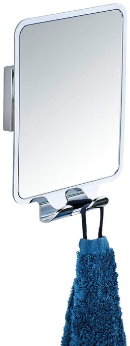 Wenko Schminkspiegel Vacuum-Loc Quadro | Silber