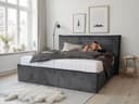COLLECTION AB Polsterbett Marla | Grau
