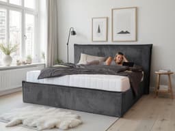 COLLECTION AB Polsterbett Marla | Grau
