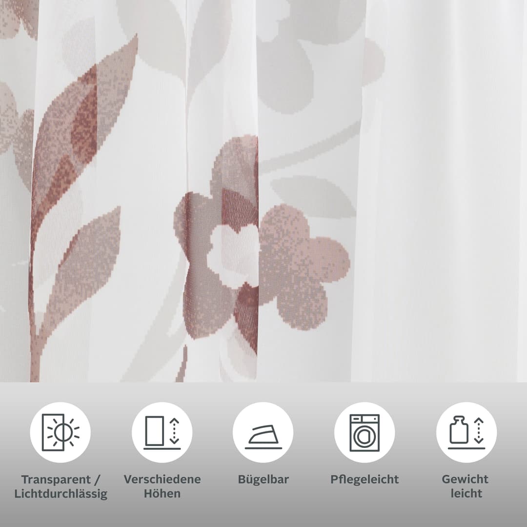 OTTO home Gardine Ina | Braun
