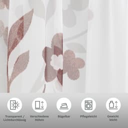 OTTO home Gardine Ina | Braun