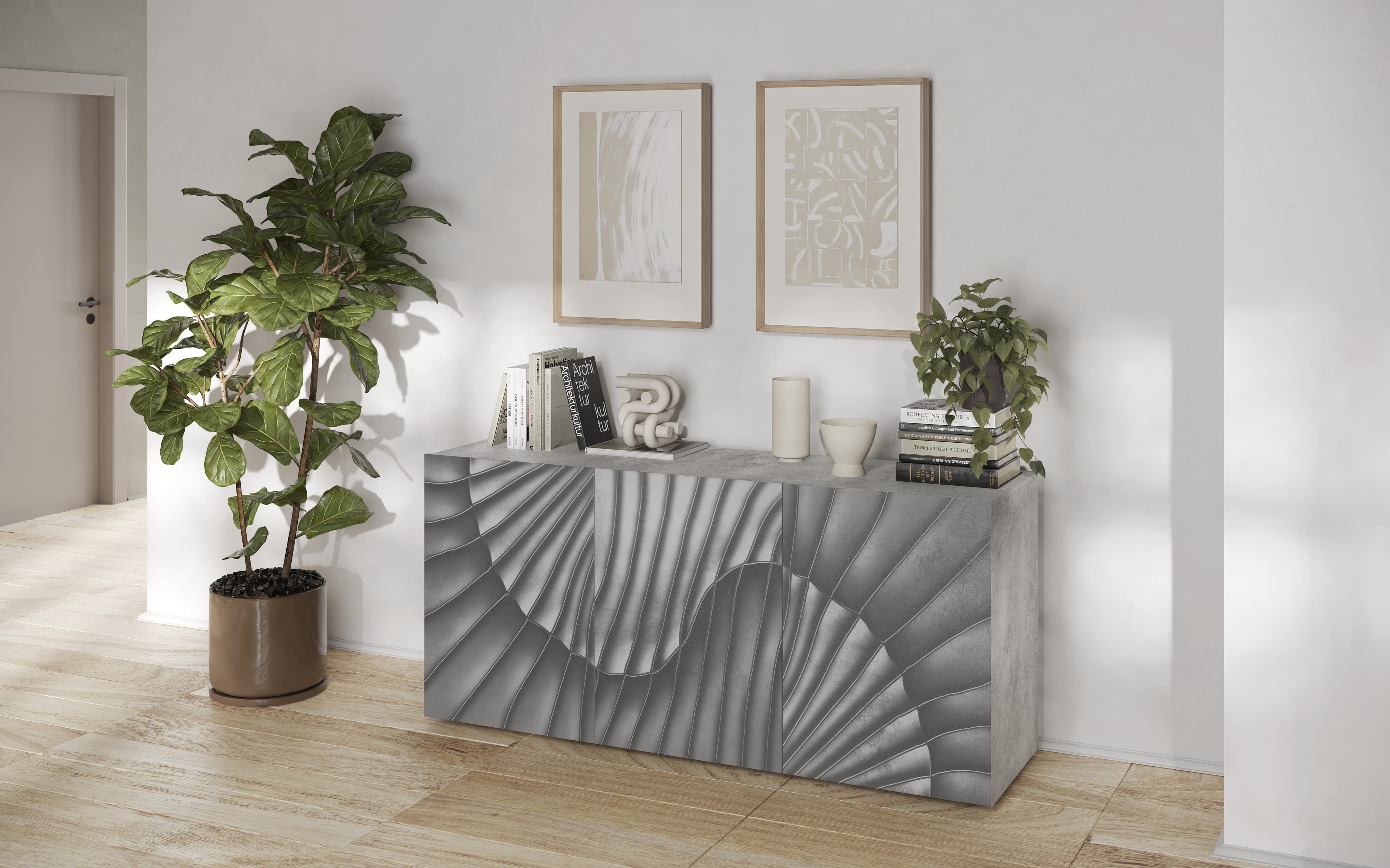 OTTO home Sideboard Snake | Grau