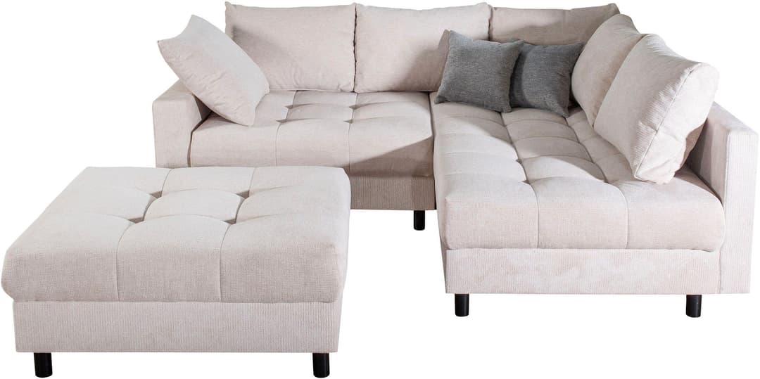 COLLECTION AB Ecksofa Toni L-Form | Beige