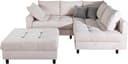 COLLECTION AB Ecksofa Toni L-Form | Beige