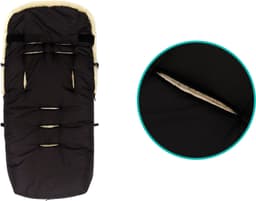 Fillikid Fußsack Engadin | Schwarz