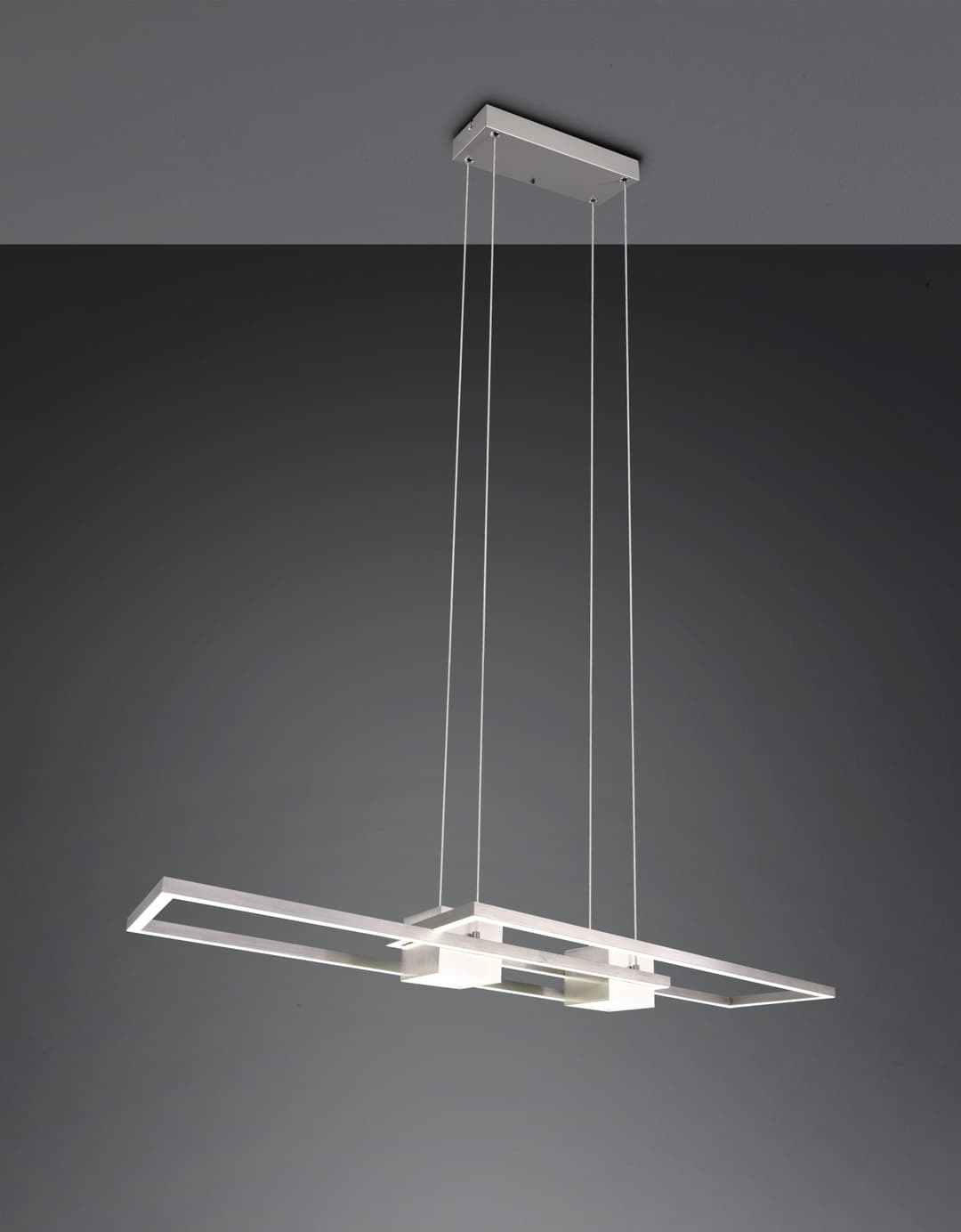 TRIO Leuchten ALBANY LED Pendelleuchte | Silber