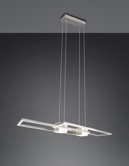 TRIO Leuchten ALBANY LED Pendelleuchte | Silber