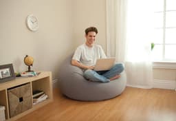 Intex Luftsessel Beanless Bag Chair | Grau