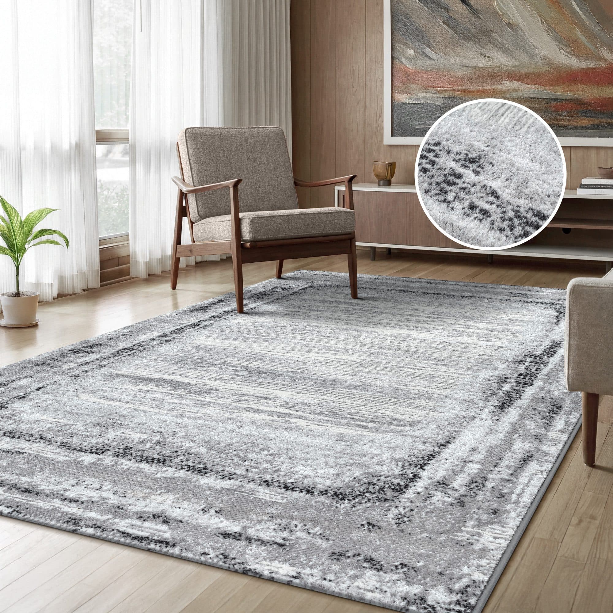 Sanat Teppich Harmony 3215 | Grau