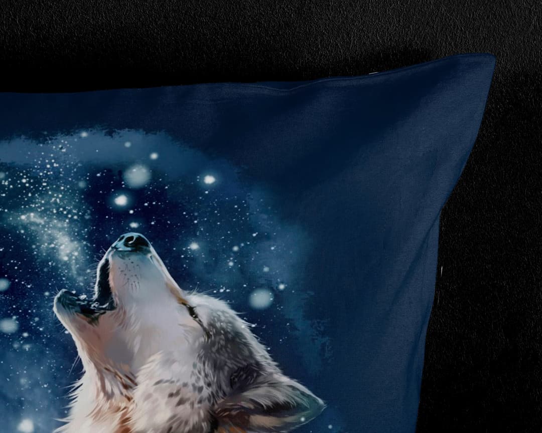 PURE luxury collection Wendebettwäsche Moon | Blau