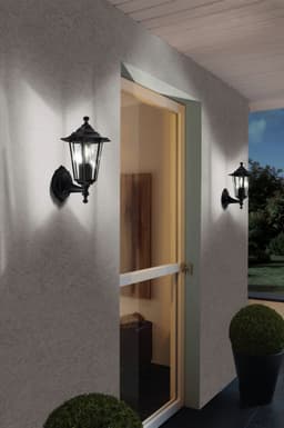 EGLO LED Wandleuchte Laterna 4 | Schwarz