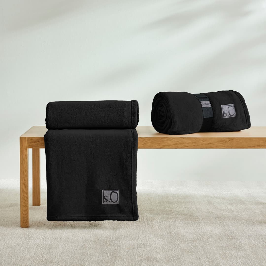 Wohndecke s.Oliver Kuschelsoft | Schwarz