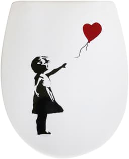 ADOB WC-Sitz Roter Ballon | Mehrfarbig