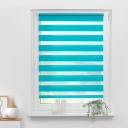 Doppelrollo Duo Rollo Klemmfix | Blau