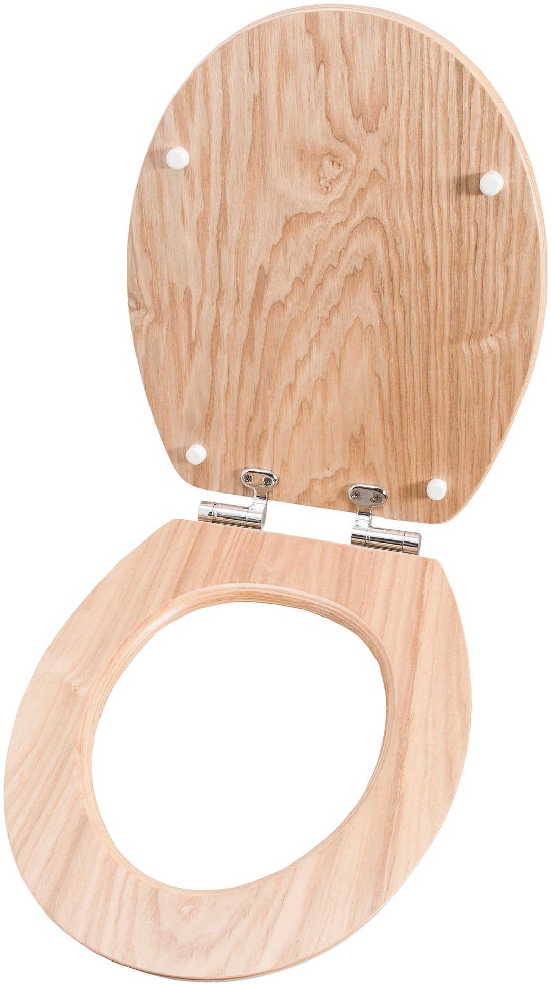 CORNAT WC-Sitz Hochwertiges Echtholz | Holztöne