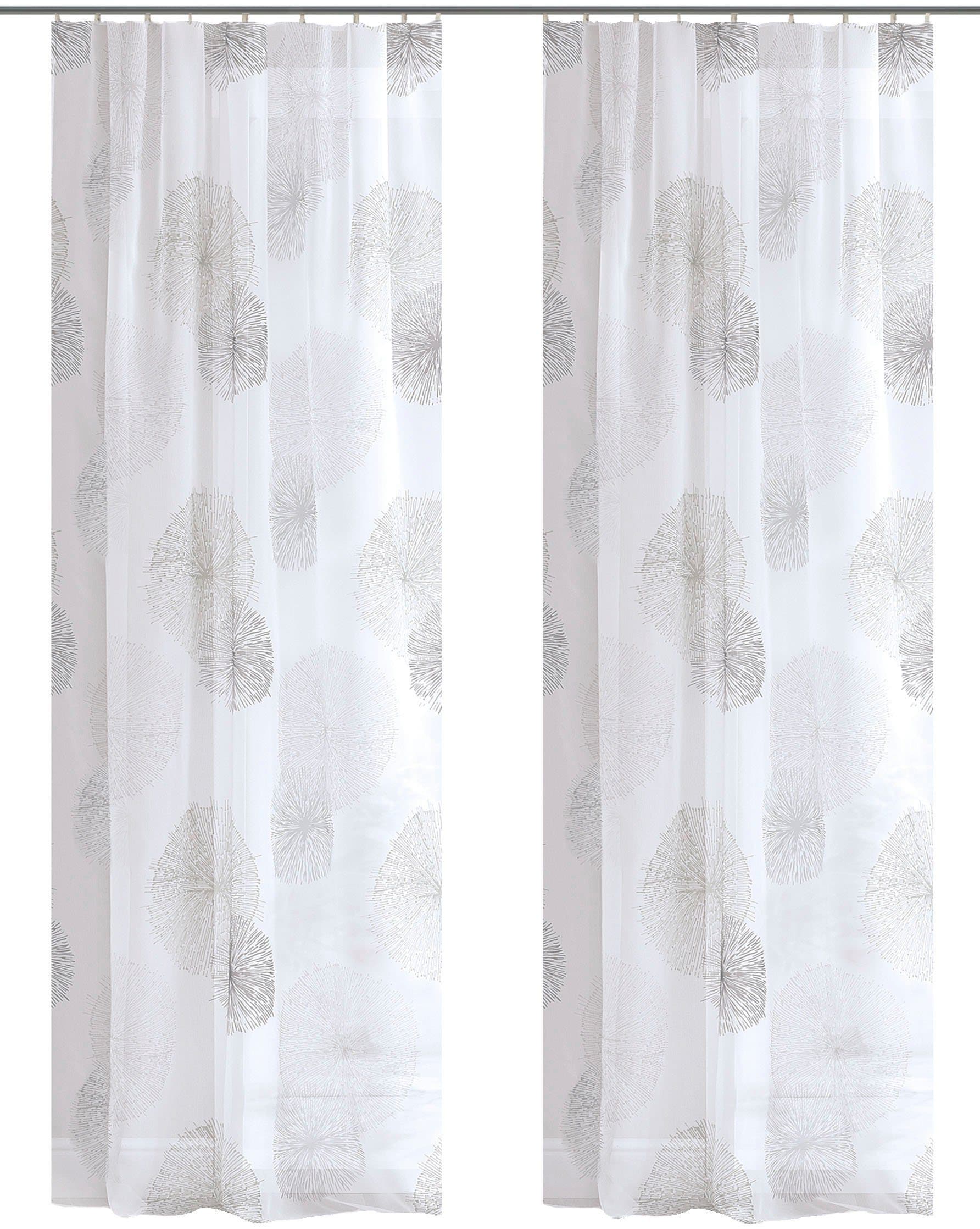 HOME WOHNIDEEN Vorhang RAWLINS | Grau