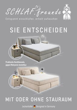 Jockenhöfer Gruppe Boxspringbett Carla | Beige