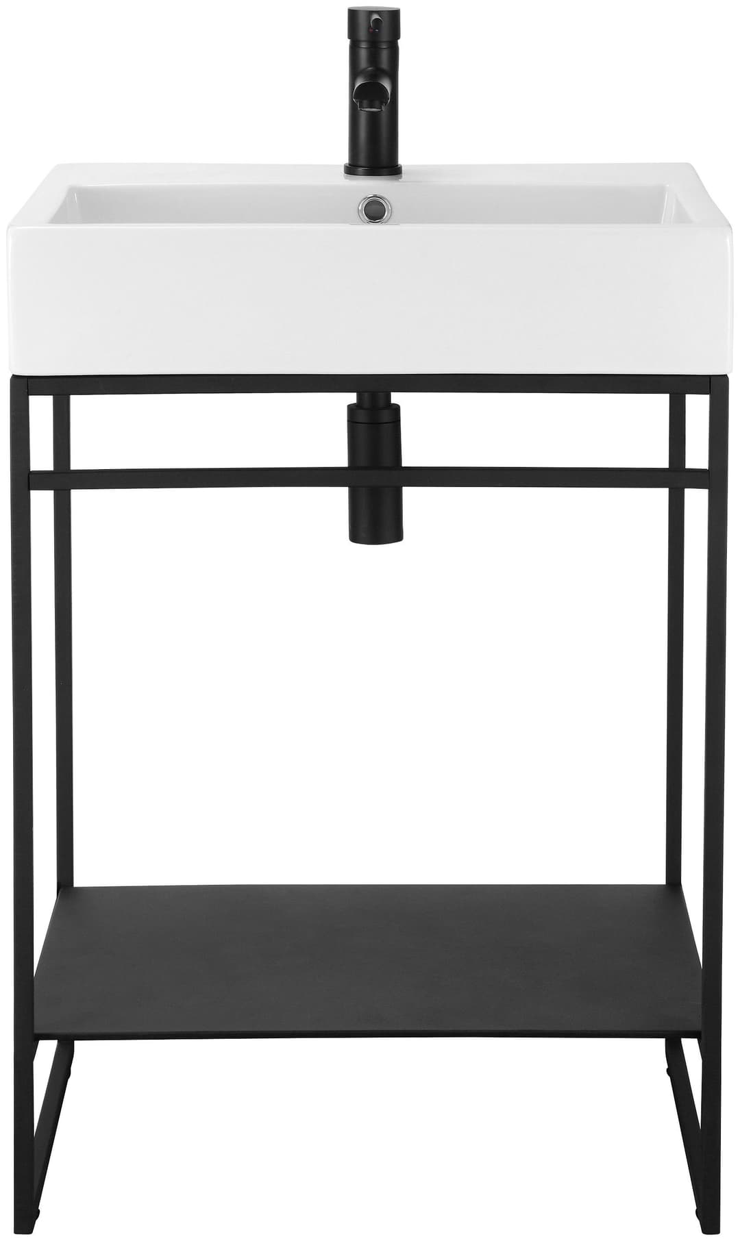 welltime Waschtisch Loft | Schwarz