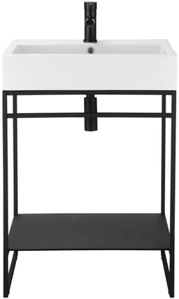 welltime Waschtisch Loft | Schwarz