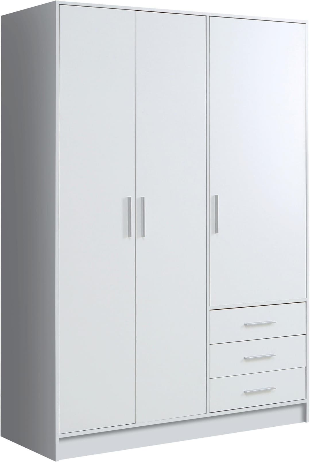 FORTE Kleiderschrank Jupiter | Weiß