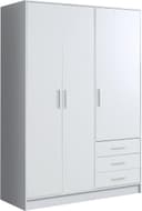 FORTE Kleiderschrank Jupiter | Weiß