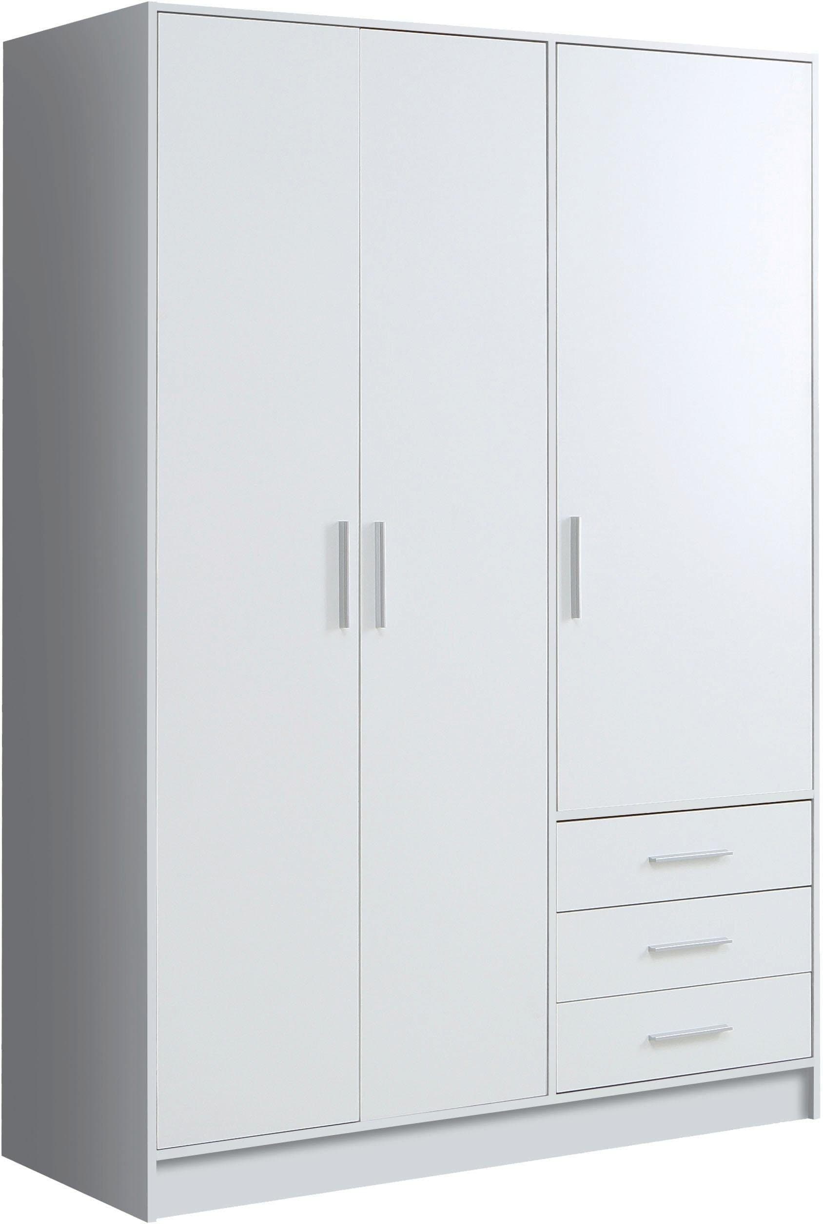 FORTE Kleiderschrank Jupiter | Weiß