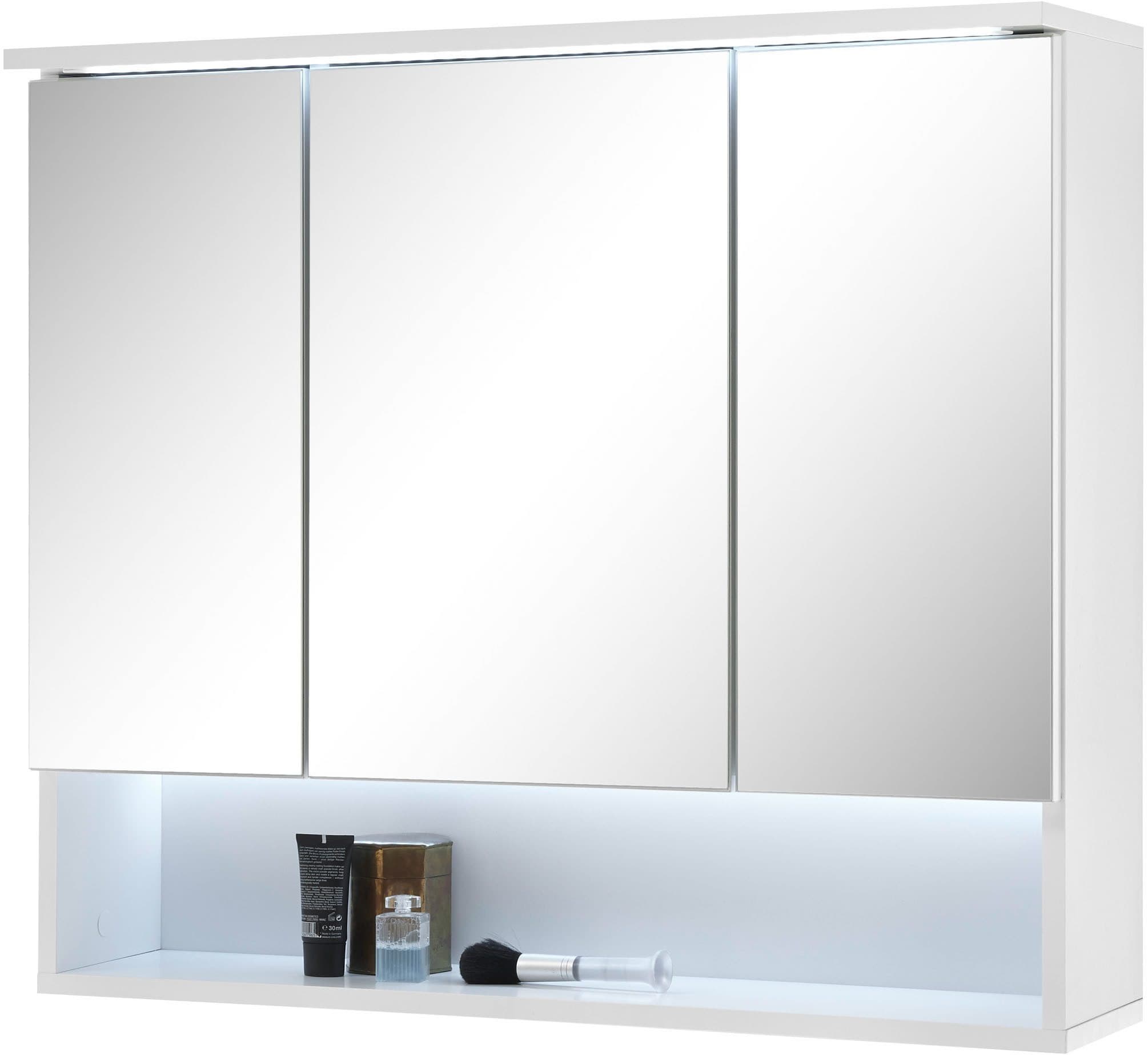 BASIC by Balculina Best80 Spiegelschrank | Weiß