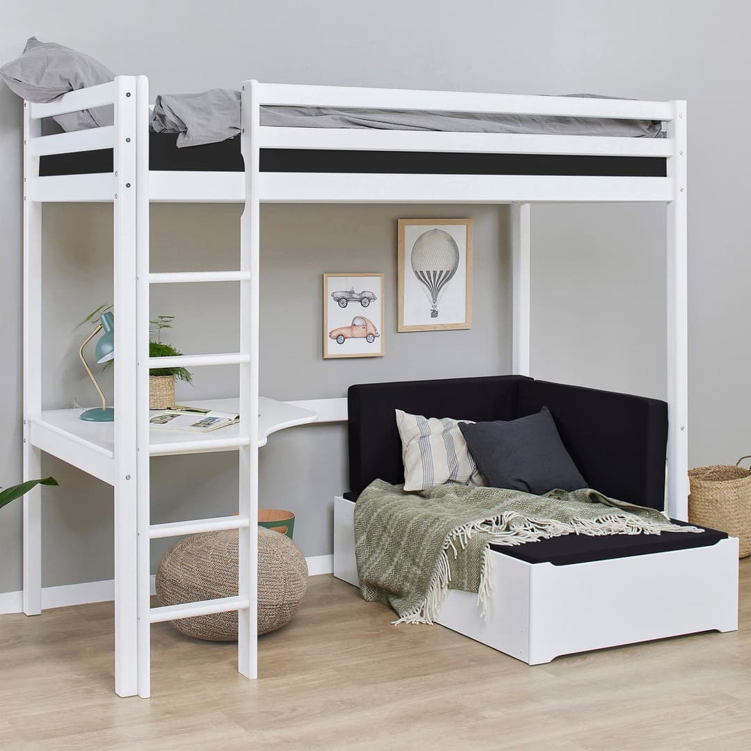 Hoppekids ECO Dream Hochbett | Schwarz
