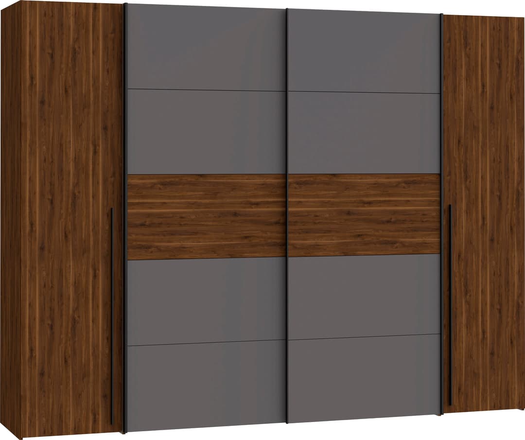 FORTE Kleiderschrank Narago | Holztöne
