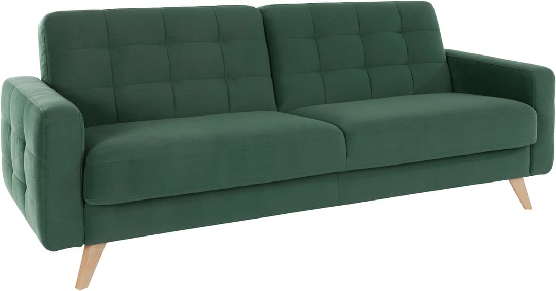 exxpo - sofa fashion 3-Sitzer Nappa | Grün