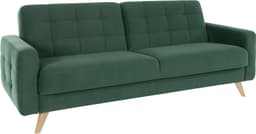 exxpo - sofa fashion 3-Sitzer Nappa | Grün