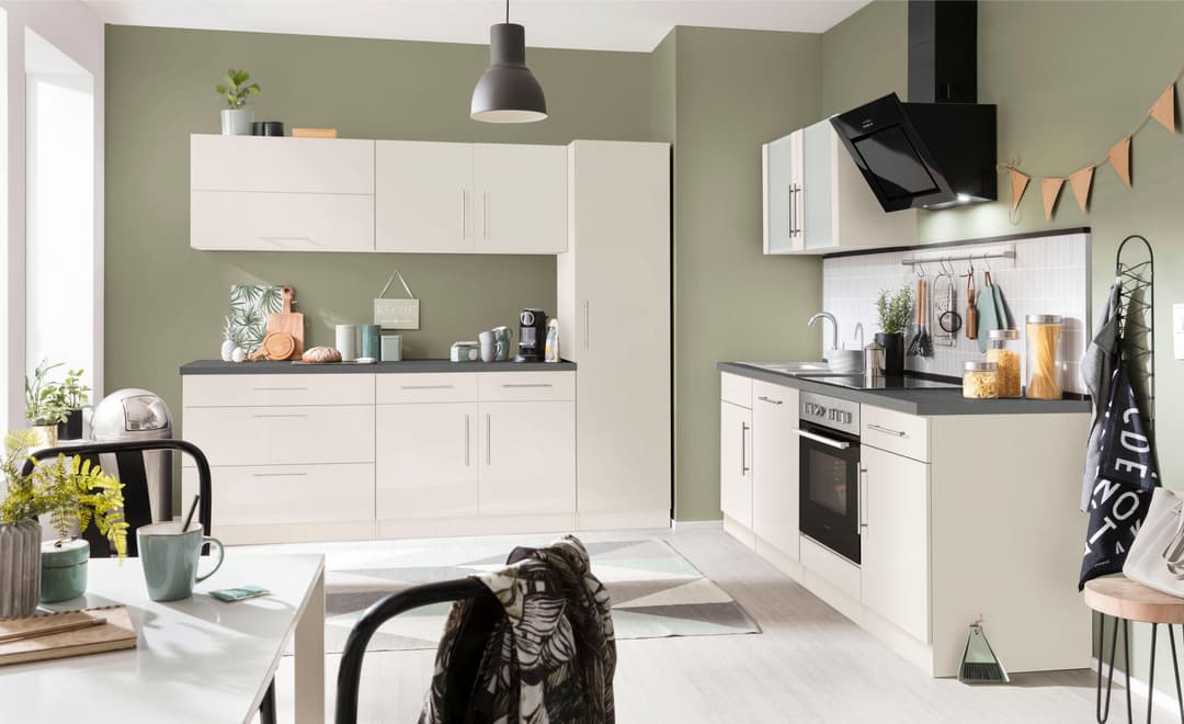 wiho Küchen Spülenschrank Cali | Beige