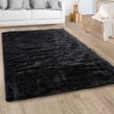 Paco Home Hochflor-Teppich Silky 591 | Schwarz 5