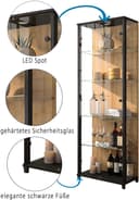 fif möbel Vitrine OPTIMA | Braun 2