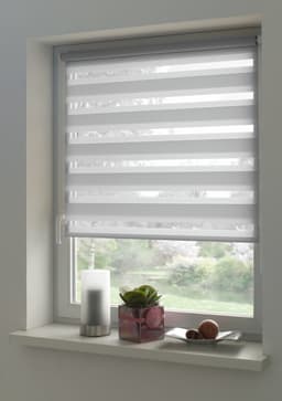Doppelrollo Duo Klemmrollo | Grau